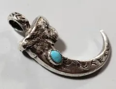 ヴィンテージ　シルバーペンダント　ターコイズ