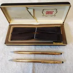CROSS 14KT GOLD FILLED ボールペン＆ペンシルセット 　希少のサムネイル