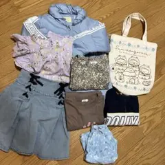 子供服セット　新品未使用中綿ジャケット入り　ラブトキ含　150・160