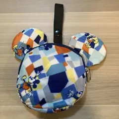 ディズニー　ランチエコバッグ　ミッキーマウス　収納ポーチ付き　ローソン