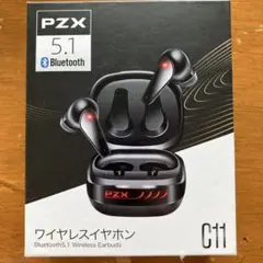 PZX C11 ワイヤレスイヤホン Bluetooth5.1 未使用のサムネイル