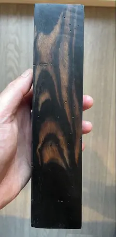 ガボン黒檀　エボニー　アフリカ黒檀　良木目　木材　端材　ペンブランク