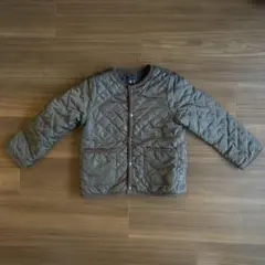 quoti use fithキルティングジャケット オリーブ120センチ
