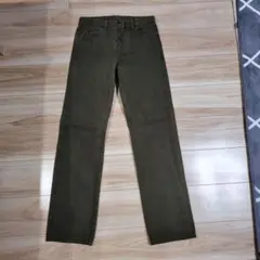 Levi's 501 ストレートデニム オリーブ W29 USA製のサムネイル