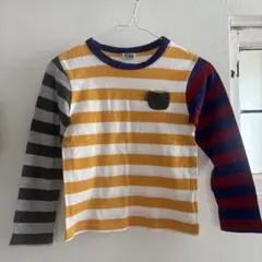 F.O.KIDS ロンT ボーダー　クレイジー　カットソー　130