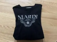 マルディメクルディロゴニットネイビーのサムネイル