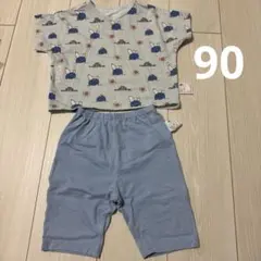 ユニクロ　半袖パジャマ　スヌーピー　90