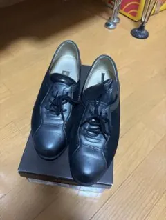 Yoshinoya 黒 レースアップシューズ