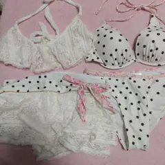 ドット柄セパレート水着