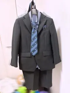 フォーマルスーツ 120cm黒 ネクタイ付き