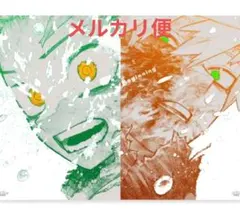 ヒロアカ原画展 A2アートポスターThe Beginning 緑谷出久 爆豪勝己