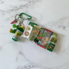 ガチャ詰めポーチ　グリーン系