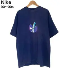 ナイキ　白タグ　90s　00s　ヴィンテージ　Tシャツ　プリント　半袖　綿　L