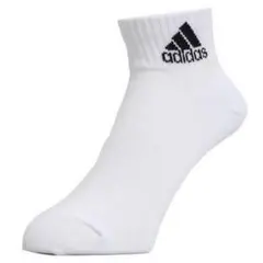 adidas ホワイトショートソックス