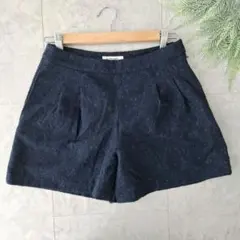 GLOBAL WORK グローバルワーク ショートパンツ 刺繡 ネイビー 紺 M