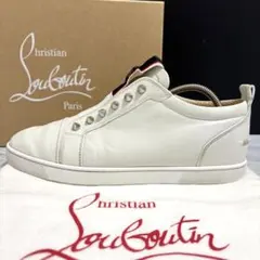 クリスチャンルブタン スニーカー F.A.V スタッズ メンズ 26cm