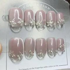 【セツ】マグネット　現品ネイルチップ　付け爪(A0132)