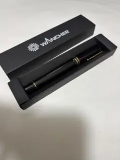 木軸万年筆 ワンチャー製 渓流ニブ 試し書きのみ使用 木軸万年筆