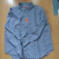 【新品未使用】 大きいサイズ メンズ X5 ギンガムチェック 長袖シャツ