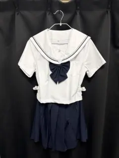 Aculldo セーラー服 半袖 女子制服 コスプレ衣装 Mサイズ