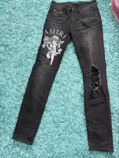 AMIRI Cherub Jean Aged Black MDS117 - メルカリ