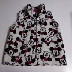 Disney ミッキー・ミニーフリースベスト 130