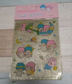リトルツインスターズ シール　レトロ