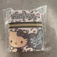 ハローキティ スカーフ付きチャームポーチ ヒョウ柄 日焼けキティ 未開封