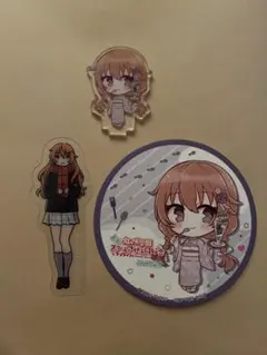 虹ヶ咲 ダイカットクリアカード&アクリルスタンド　コースター　セット　近江彼方