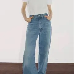 【SNS話題】ZARA TRF バギーバルーン ミッドライズ デニムパンツのサムネイル