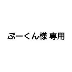 ぷーくん様 専用