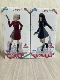 リコリスリコイルLuminastra フィギュアセット 錦木千束、井ノ上たきな