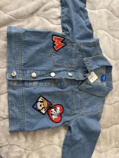 新品タグ付きミッキーミニーデニムジャケット