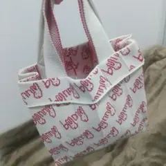 KNT365 バニーロゴ入り ニットバッグ ミニトートバッグ バニー bunny