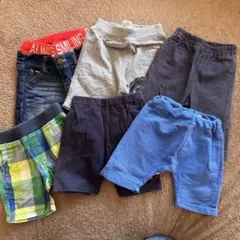 ★子供服★ 半ズボン　80cm まとめ売り　ブルー系　青系