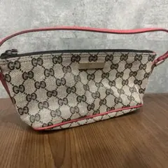 GUCCI GGキャンバス アクセサリーポーチ ハンドバッグ
