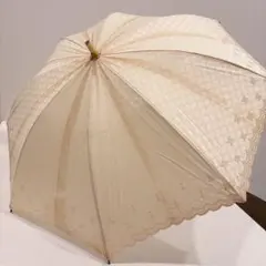 訳あり格安⭐︎セリーヌ CELINE 日傘 マカダム刺繍 パラソル ベージュのサムネイル