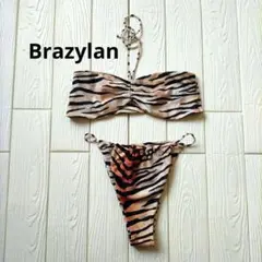 Brazylanブラジリアントラ柄 セパレートビキニ