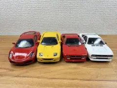 京商 1/64 ミニカー 4台セット フェラーリ F430/F512M ランチア