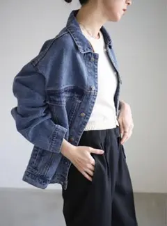 【完売】select moca ビッグシルエットデニムジャケット