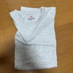 Hanes BEEFY-T Tシャツ グレー Lサイズ