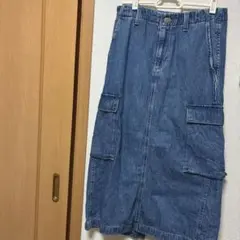 LEVI'S カーゴスカート デニムブルー 25