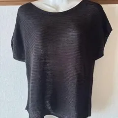 UNIQLO INES DE LA FRESSANGE 半袖ニット L 黒