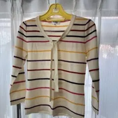 SONIA by SONIA RYKIEL ストライプカーディガン 38のサムネイル