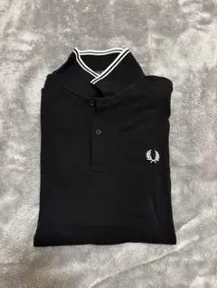 FRED PERRY 長袖ポロシャツ ブラック Mサイズのサムネイル