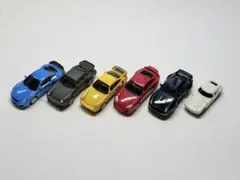 ポルシェ 911系 ミニカー6台+トヨタ2000GT 缶コーヒー景品のサムネイル