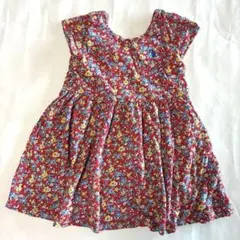 【美品】Polo Ralph Lauren 花柄ワンピース レッドのサムネイル
