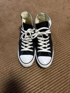 CONVERSE ブラック ハイカット スニーカー