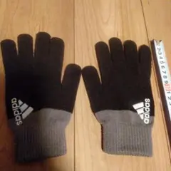 adidas 滑り止め付き手袋 黒/グレーのサムネイル