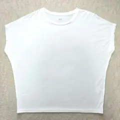 UNIQLO レディース　ドレープクルーネックTシャツ　M